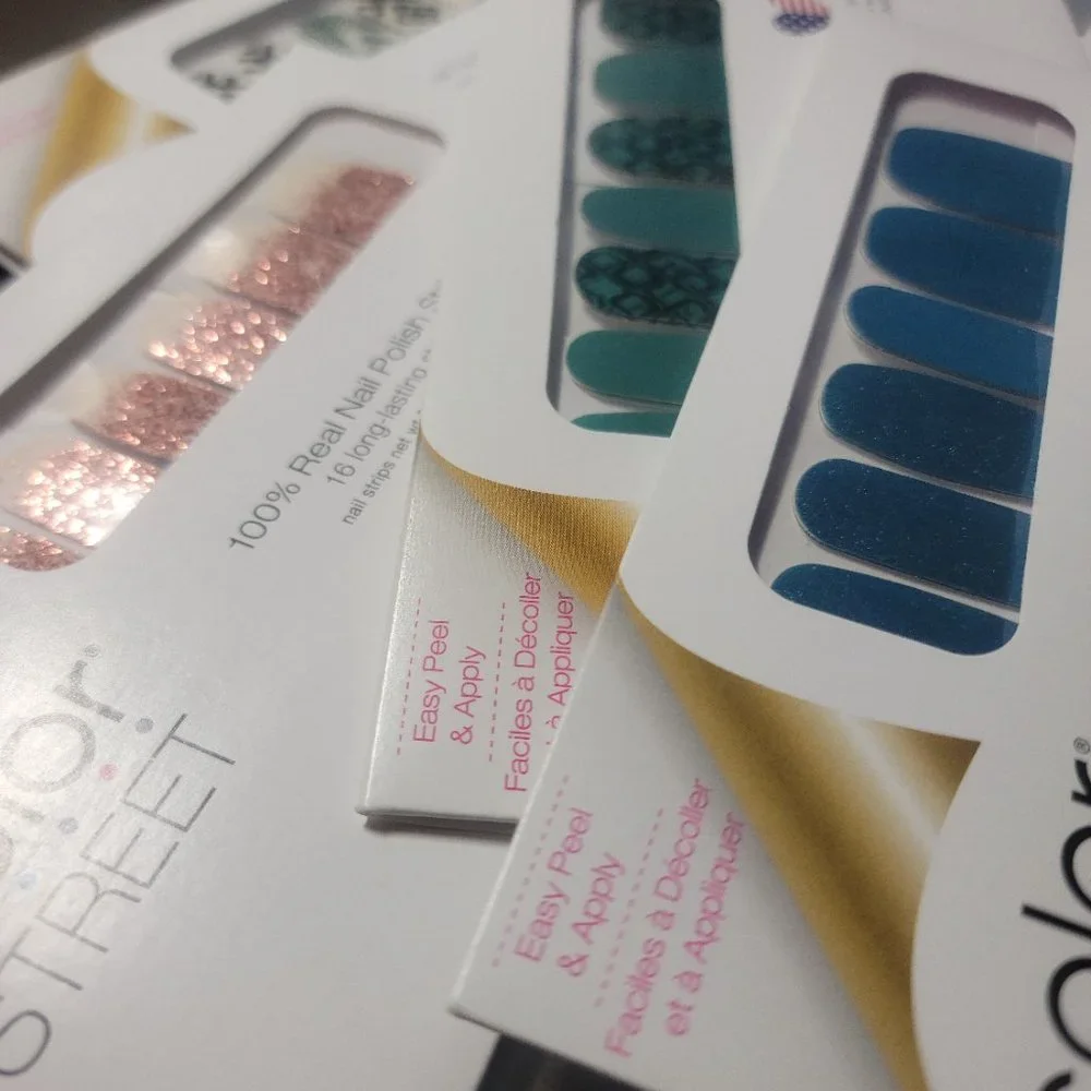 ✨ Color Street – Mystery Bundles✨  5 sealed, new sets.  Includes FREE Gifts!!!
